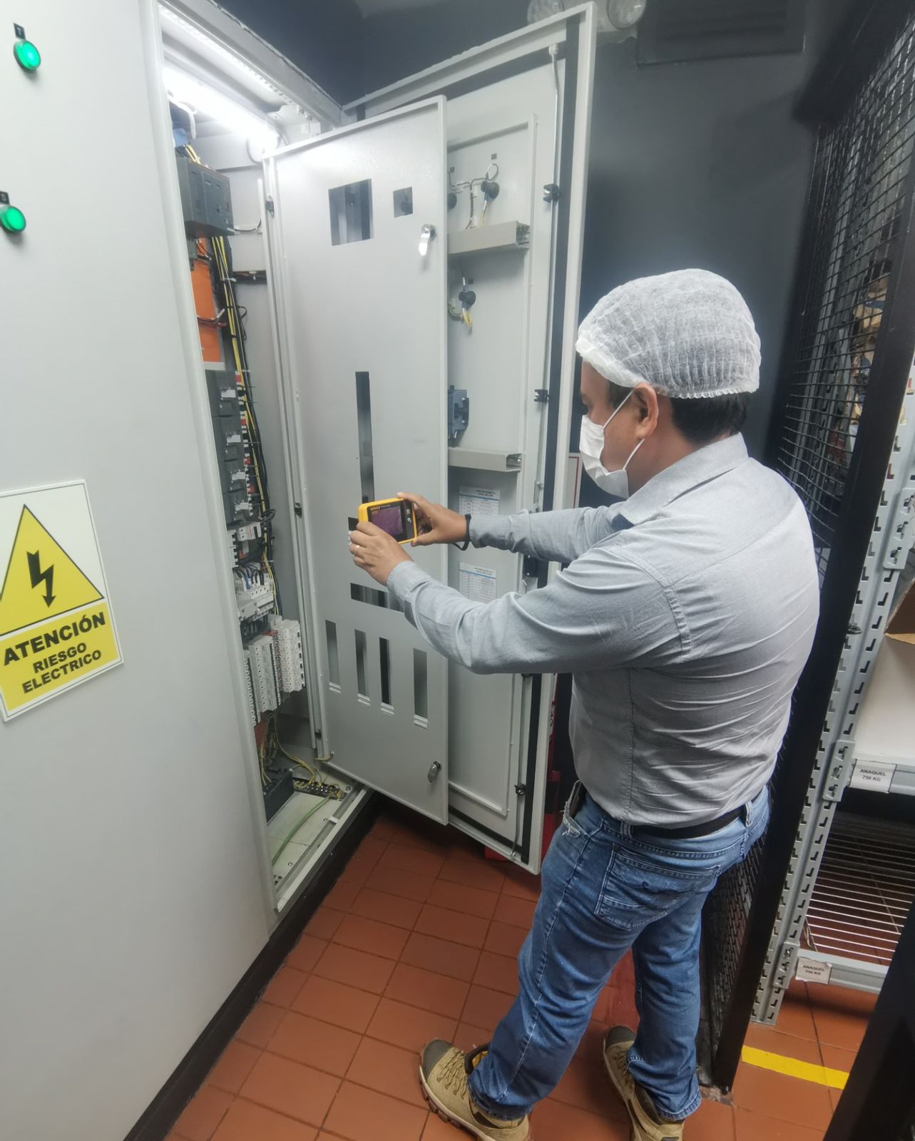 Inspección termográfica de un tablero eléctrico